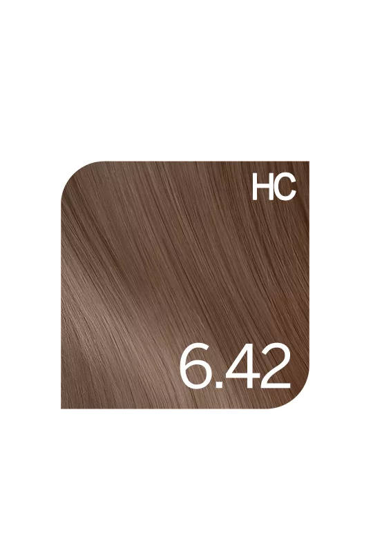 HIGH COVERAGE NEW N°6.42 Blond Foncé Marron Nacré "REVLONISSIMO" REVLON tube 60m