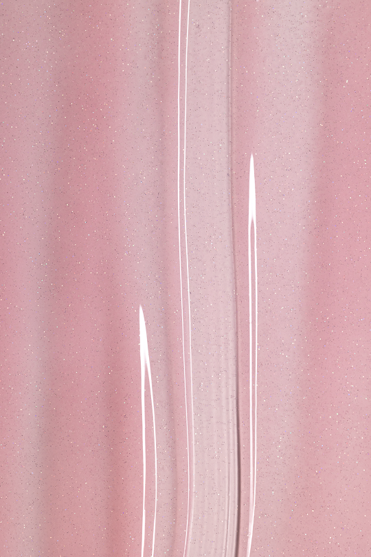 BUILDER BOTTLE GEL "GLITTER PINK" 3 in1 FAIBLE ANDREIA Flacon pinceau14ml