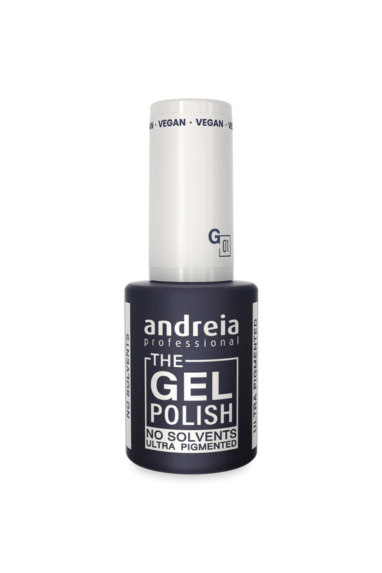 GEL POLISH NO SOLVANT G01 BLANC ANDREIA 10.5ml