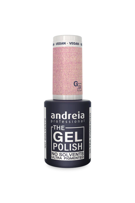 GEL POLISH NO SOLVANT G04 Paillettes ANDREIA 10.5ml