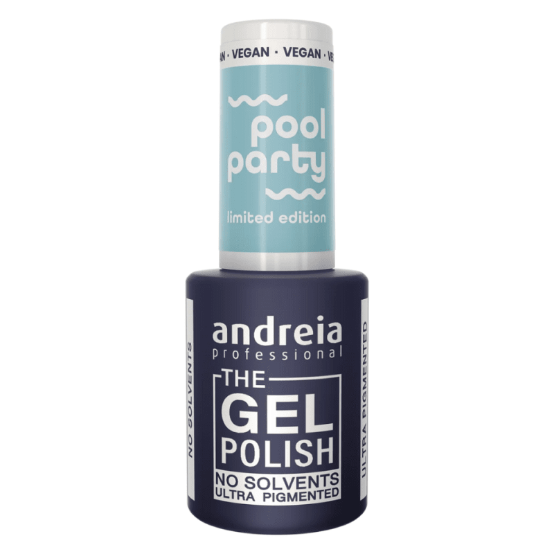 GEL POLISH NO SOLVANT PP4 Bleu pastel "POOL PARTY" ANDREIA 10.5ml