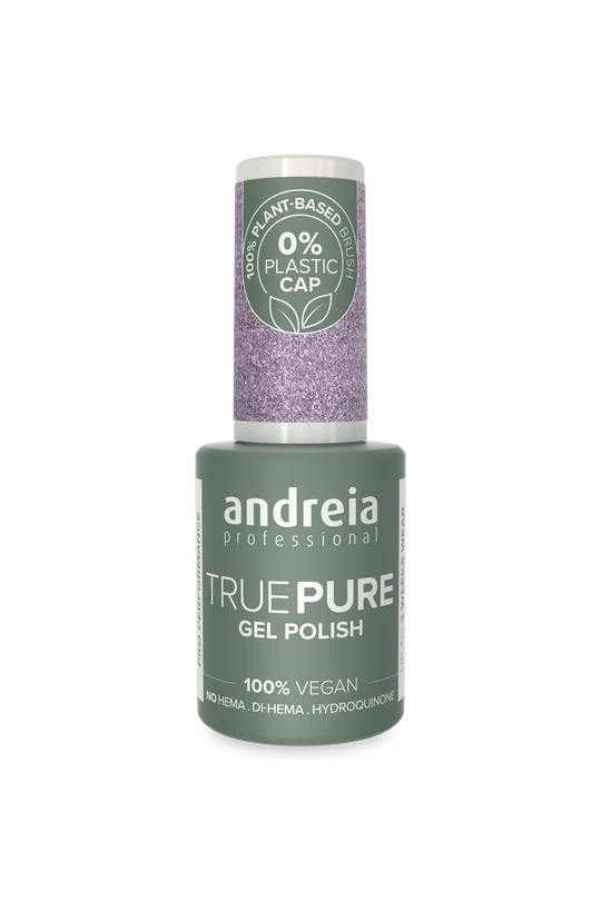 GEL POLISH TRUE PURE T09 Paillette Lavande ANDREIA 10.5ml