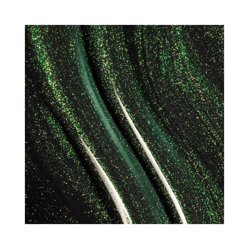 GEL POLISH NO SOLVANT SB3 "SANTA BABY" VERT FONCE PAILLETTE ANDREIA 10.5ml
