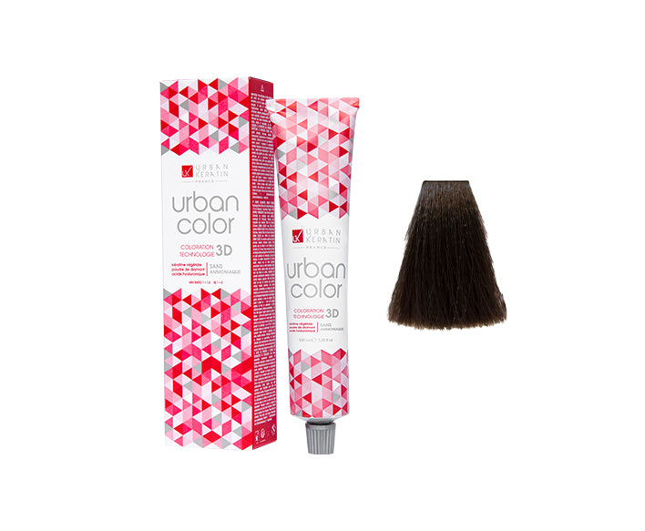 COULEUR ANTI/ÂGE CHÂTAIN FONCE MOKA N°3.8 "URBAN COLOR" tube 100ml%