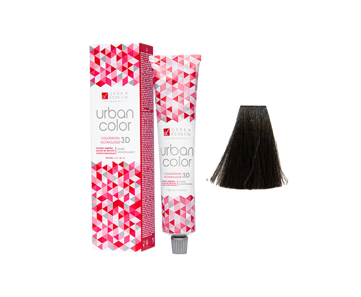 COULEUR ANTI/ÂGE CHÂTAIN FONCE N°3 "URBAN COLOR" tube 100ml