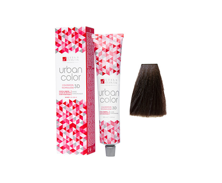 COULEUR ANTI/ÂGE CHÂTAIN MOKA N°4.8 "URBAN COLOR" tube 100ml