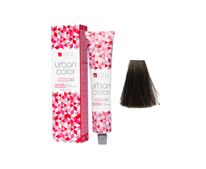 COULEUR ANTI/ÂGE CHÂTAIN CLAIR CENDRE N°5.1 "URBAN COLOR" tube 100ml