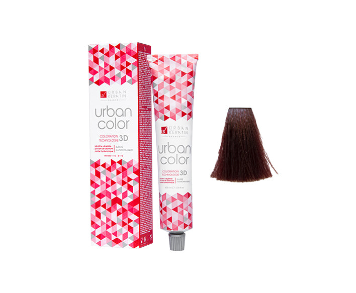 COULEUR ANTI/ÂGE CHÂTAIN CLAIR ACAJOU N°5.5 "URBAN COLOR" tube 100ml