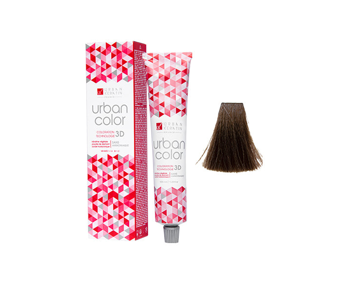 COULEUR ANTI/ÂGE BLOND FONCE CENDRE DORE N°6.13 "URBAN COLOR" tube 100ml