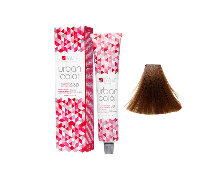 COULEUR ANTI/ÂGE BLOND CUIVRE DORE N°7.43 "URBAN COLOR" tube 100ml