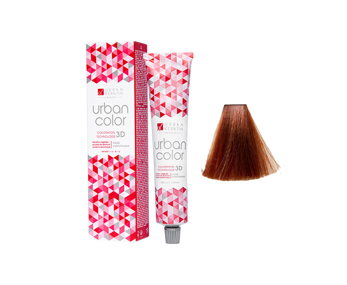 COULEUR ANTI/ÂGE BLOND CUIVRE PROFOND N°7.44 "URBAN COLOR" tube 100ml