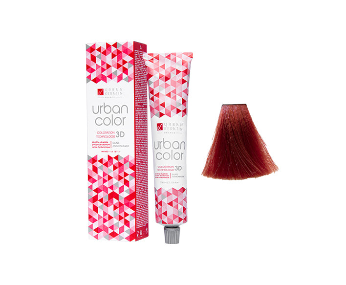 COULEUR ANTI/ÂGE BLOND ROUGE CHAUD N°7.66 "URBAN COLOR" tube 100ml