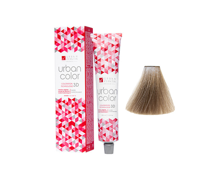 COULEUR ANTI/ÂGE BLOND TRÈS CLAIR CENDRE N°9.1 "URBAN COLOR" tube 100ml