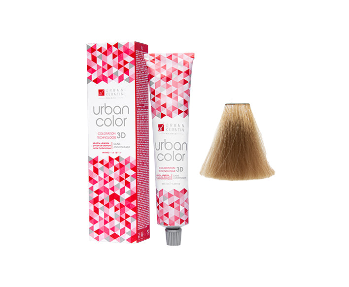 COULEUR ANTI/ÂGE BLOND TRÈS CLAIR DORE CENDRE N°9.31 "URBAN COLOR" tube 100ml