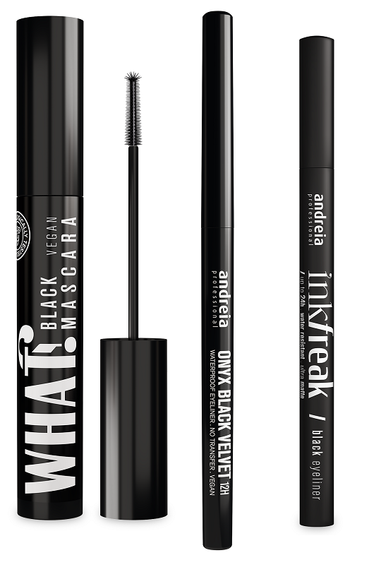 Coffret Yeux "THE LITTLE BLACK" Eyeliner + Crayon + Mascara ANDREIA