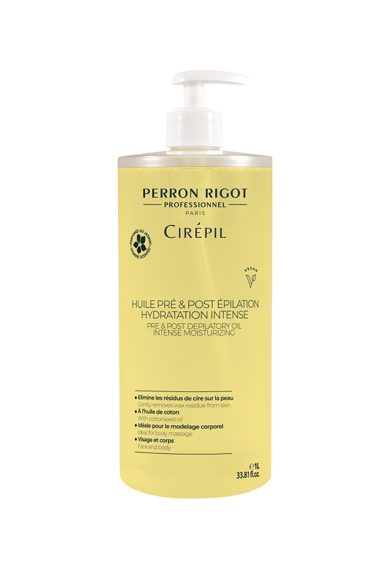 HUILE Pré/Post Épilation Parfum fleur de Jasmin "PERRON RIGOT" 1000 ml