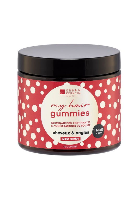 MY HAIR GUMMIES CERISE "URBAN KERATIN" 30 gommes 1 mois de cure