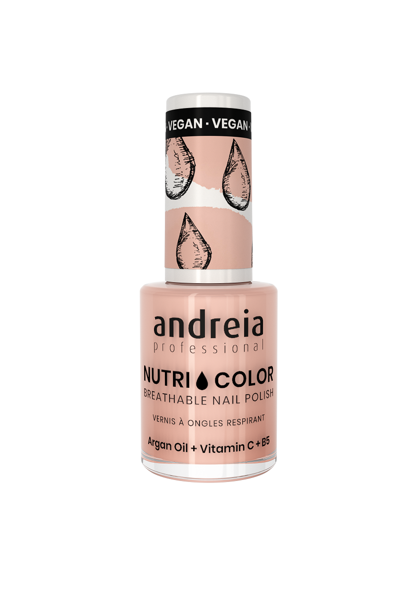Vernis NUTRI COLOR N°10 Nude Rosé Clair ANDREIA fl.10.5ml
