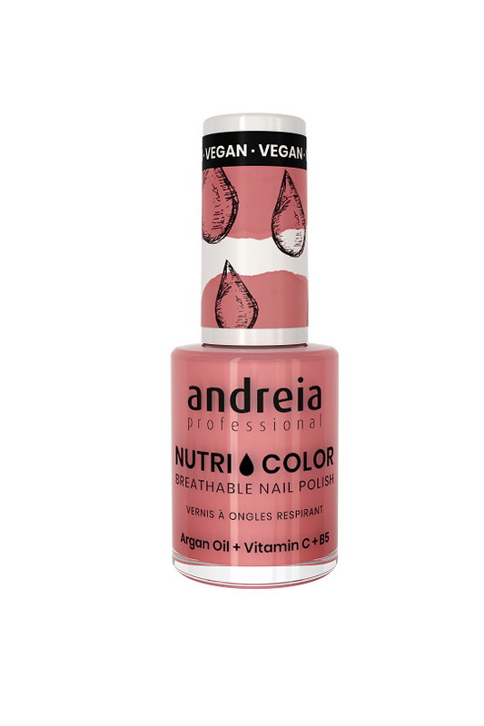 Vernis NUTRI COLOR N°12 Vieux Rose ANDREIA fl.10.5ml