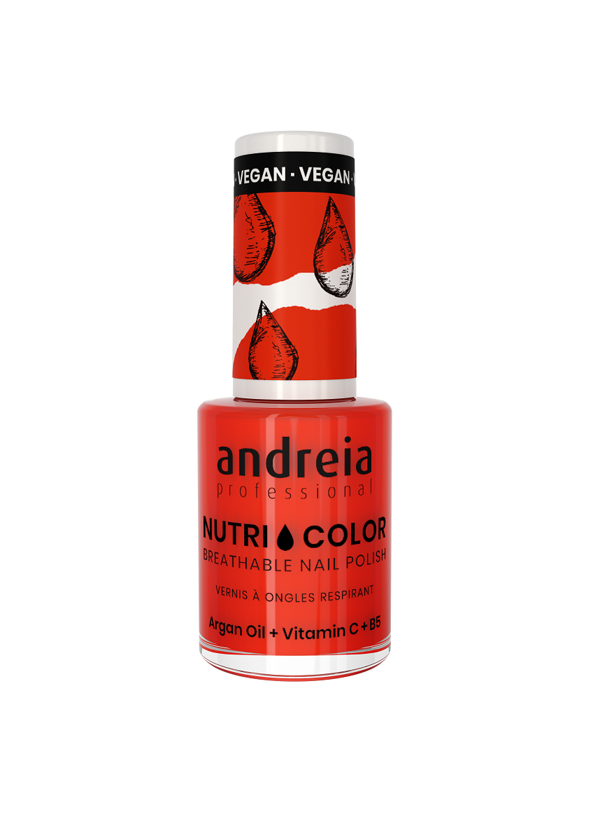 Vernis NUTRI COLOR N°16 Rouge Orangé ANDREIA fl.10,5ml