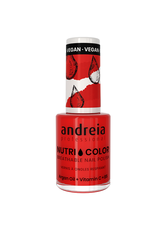 Vernis NUTRI COLOR N°17 Rouge Vif ANDREIA fl.10,5ml