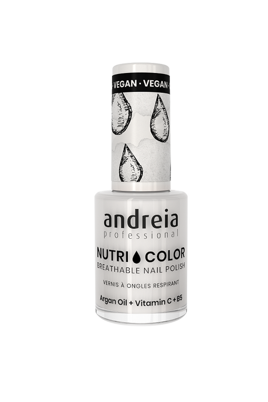 Vernis NUTRI COLOR N°01 Blanc ANDREIA fl.10.5ml