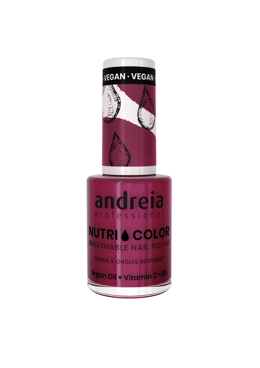 Vernis NUTRI COLOR N°23 Cerise foncé ANDREIA fl.10,5ml