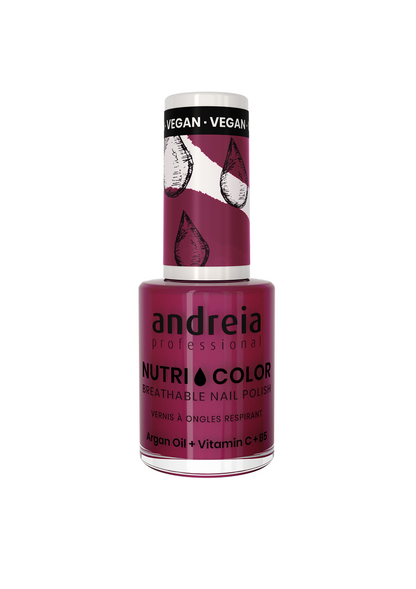Vernis NUTRI COLOR N°23 Cerise foncé ANDREIA fl.10,5ml