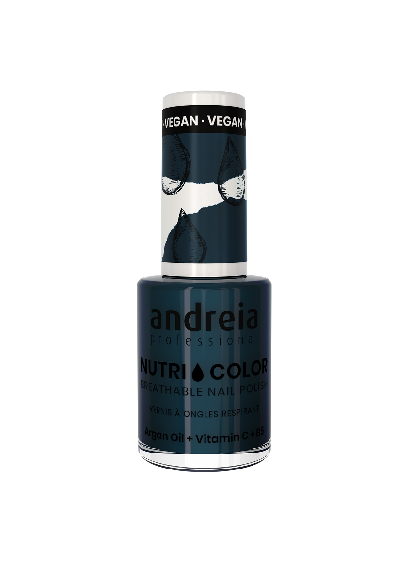 Vernis NUTRI COLOR N°24 Bleu Canard ANDREIA fl.10,5ml