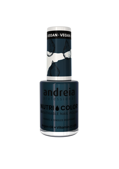Vernis NUTRI COLOR N°24 Bleu Canard ANDREIA fl.10,5ml