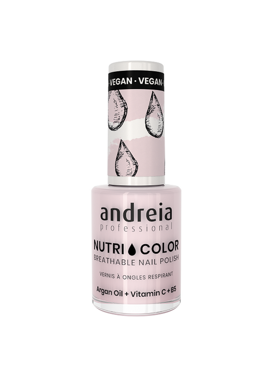 Vernis NUTRI COLOR N°27 Blanc Rosé ANDREIA fl.10.5ml