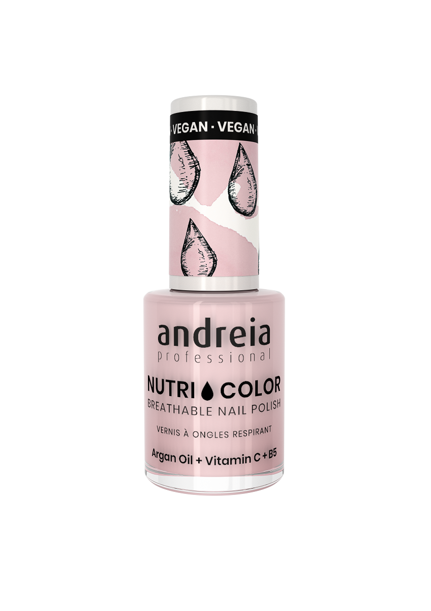 Vernis NUTRI COLOR N°28 Rose Très Clair ANDREIA fl.10.5ml
