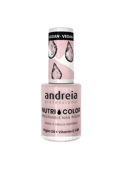 Vernis NUTRI COLOR N°28 Rose Très Clair ANDREIA fl.10.5ml