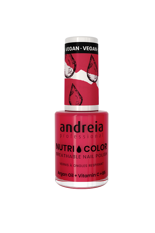 Vernis NUTRI COLOR N°31 Cerise Rosé ANDREIA fl.10.5ml