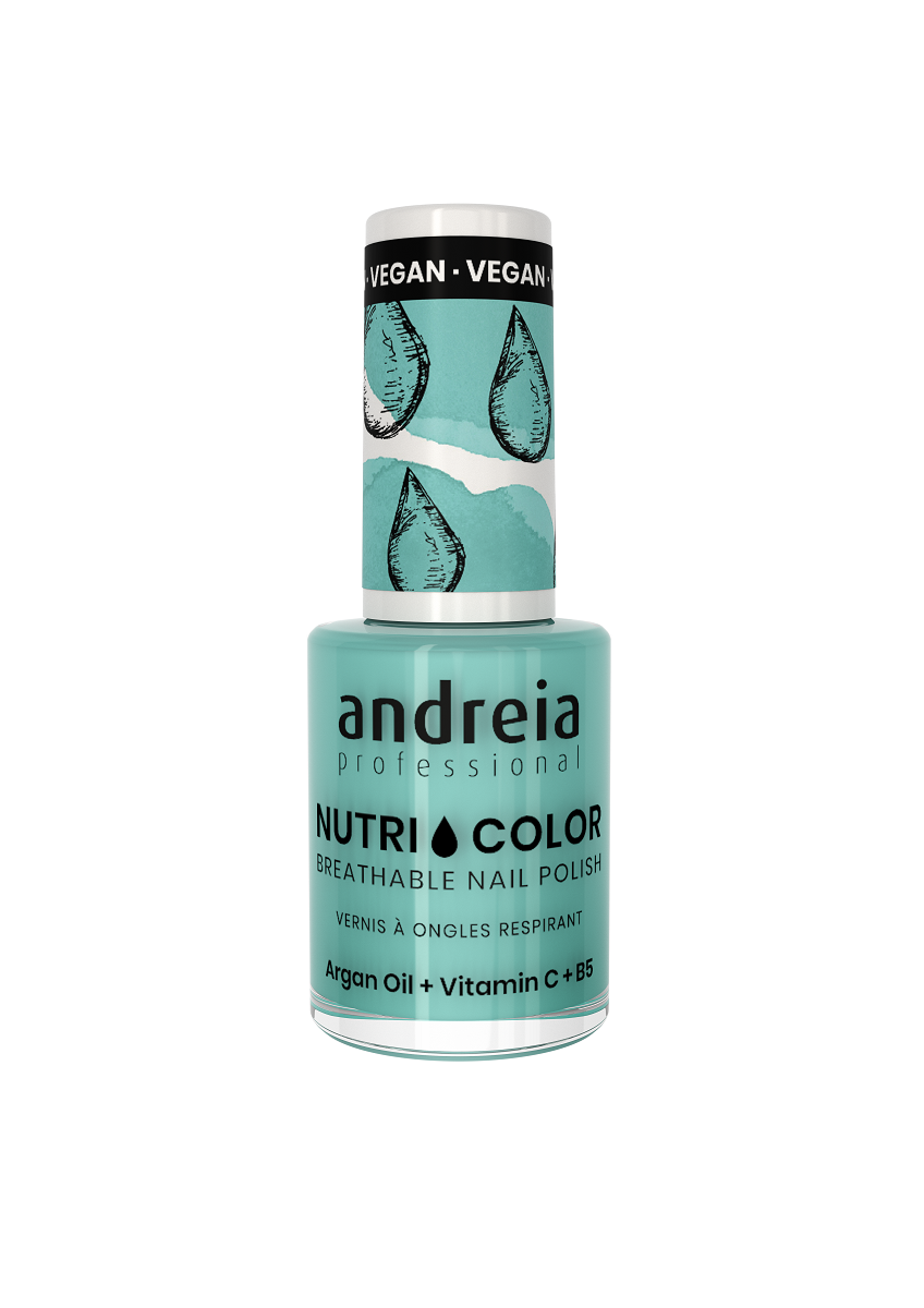 Vernis NUTRI COLOR N°33 Menthe Clair ANDREIA fl.10,5ml