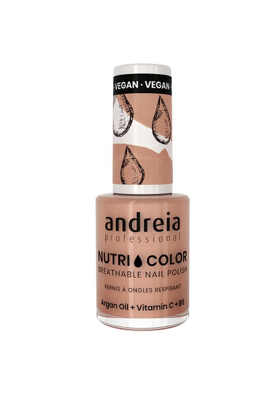 Vernis NUTRI COLOR N°08 Nude Café ANDREIA fl.10.5ml
