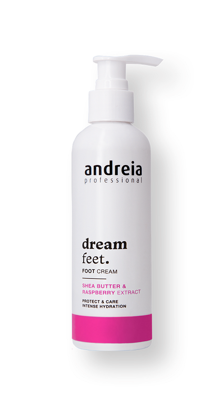 Crème Hydratante pour Pieds Beurre de Karité DREAM FEET ANDREIA fl.pompe 200ml