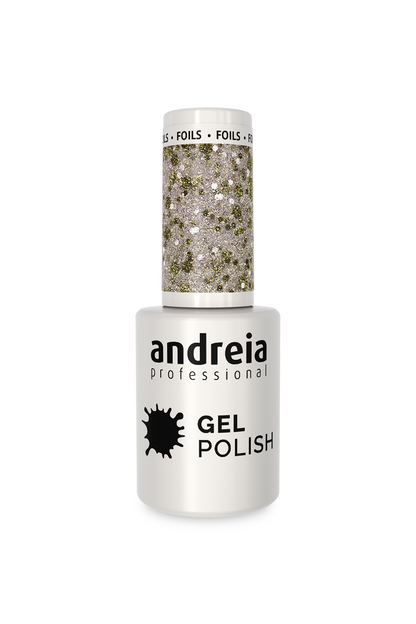 GEL SP N°254 Paillettes Argentées et Dorées ANDREIA fl.10,5ml
