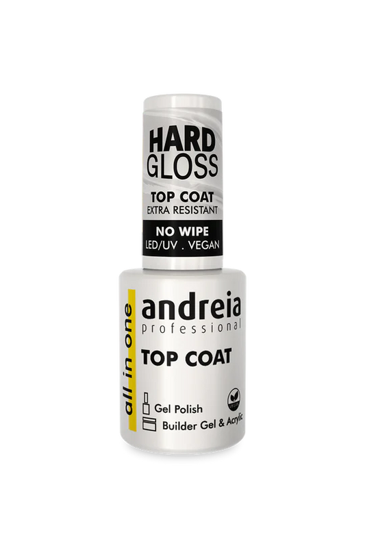 TOP COAT EXTRA RÉSISTANT NO WIPE "ALL IN ON Végan LED/UV ANDREIA 10.5ml