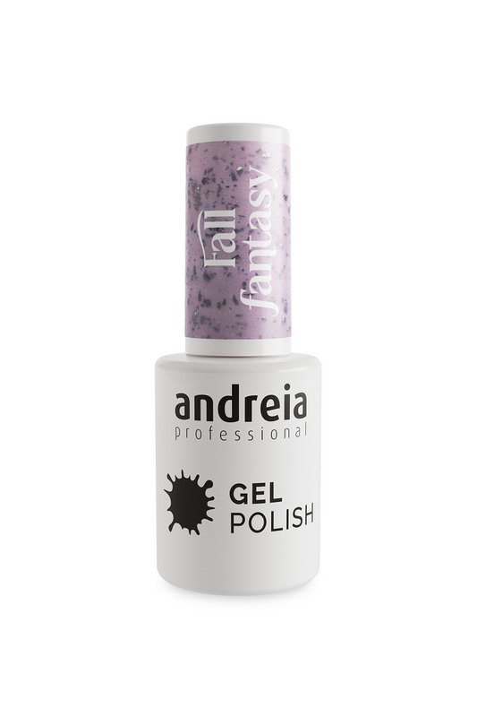 GEL SP N°FF2 Lilas Pastel Pailleté Holographique "collection FALL FANTASY" ANDRE