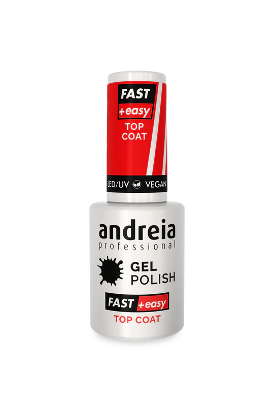 TOP Fast+easy GEL POLISH Végan LED/UV ANDREIA 10.5ml