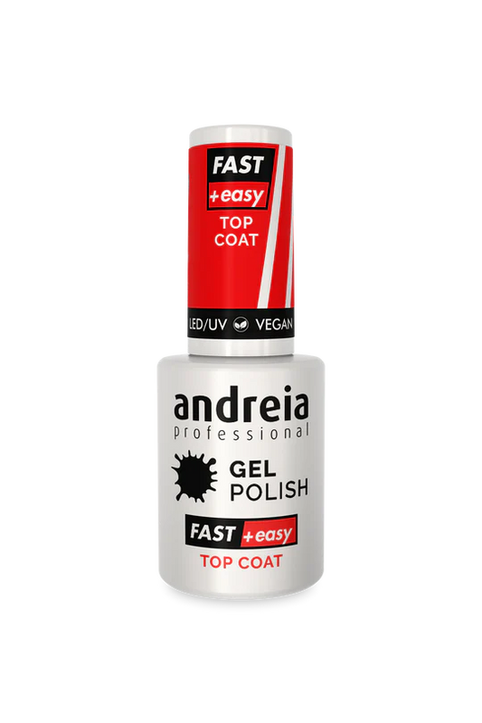 TOP Fast+easy GEL POLISH Végan LED/UV ANDREIA 10.5ml