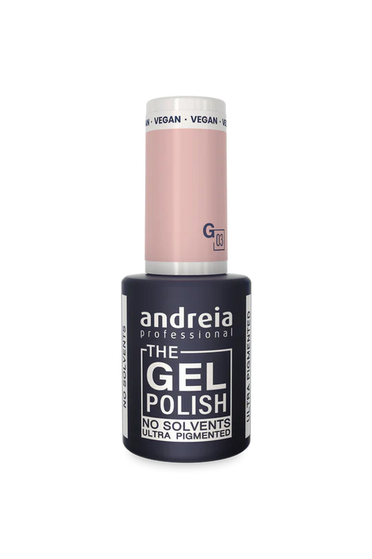 GEL POLISH NO SOLVANT G03 Mylky Pink ANDREIA 10.5ml