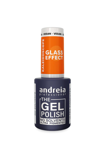 GEL POLISH NO SOLVANT KL5 "KALEIDOSCOPE" Orange Translucide ANDREIA 10.5ml