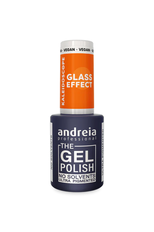 GEL POLISH NO SOLVANT KL5 "KALEIDOSCOPE" Orange Translucide ANDREIA 10.5ml