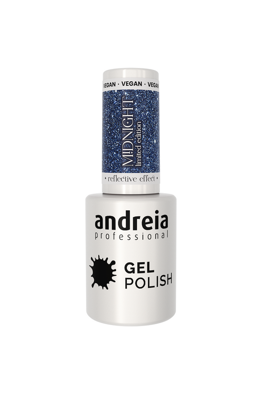 GEL SP N°MD1 Paillettes Bleues 3D "MIDNIGHT" ANDREIA 10.5ml
