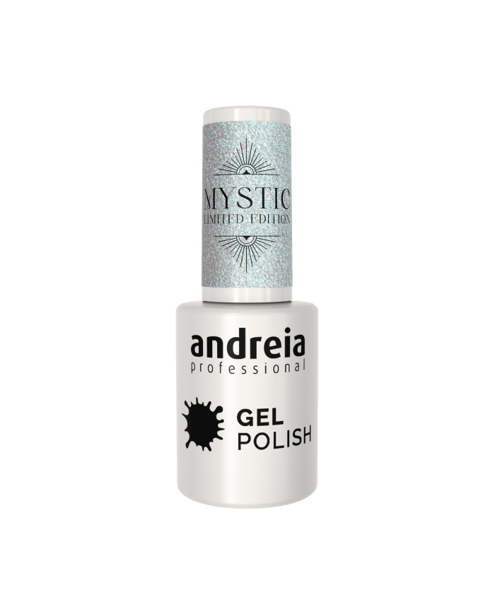 GEL SP N°MS1 Bleu Or Pailleté "collection MYSTIC" ANDREIA 10,5ml