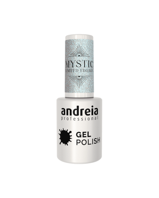GEL SP N°MS1 Bleu Or Pailleté "collection MYSTIC" ANDREIA 10,5ml