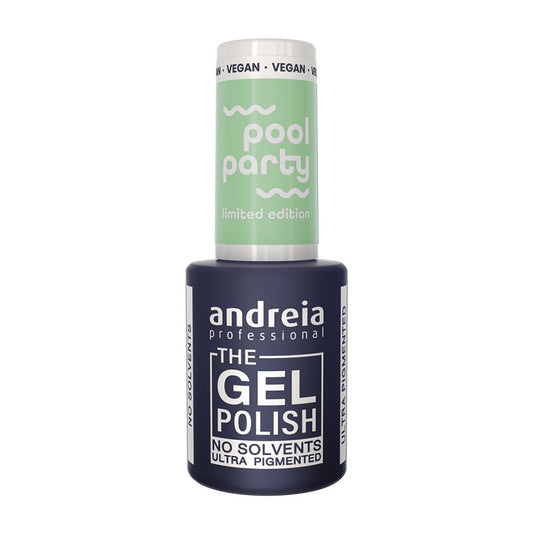 GEL POLISH NO SOLVANT PP5 Vert menthe pastel "POOL PARTY" ANDREIA 10.5ml