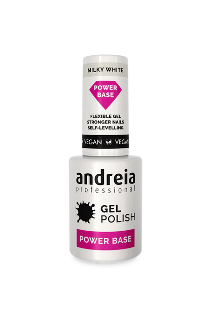 POWER BASE MILKY WHITE Semi Permanent ANDREIA fl.10.5 ml